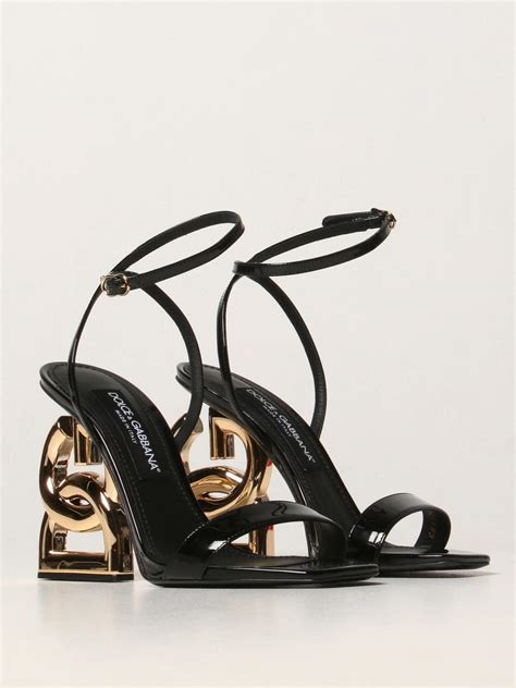 dolce gabbana shoes black and white|dolce and gabbana heels black.